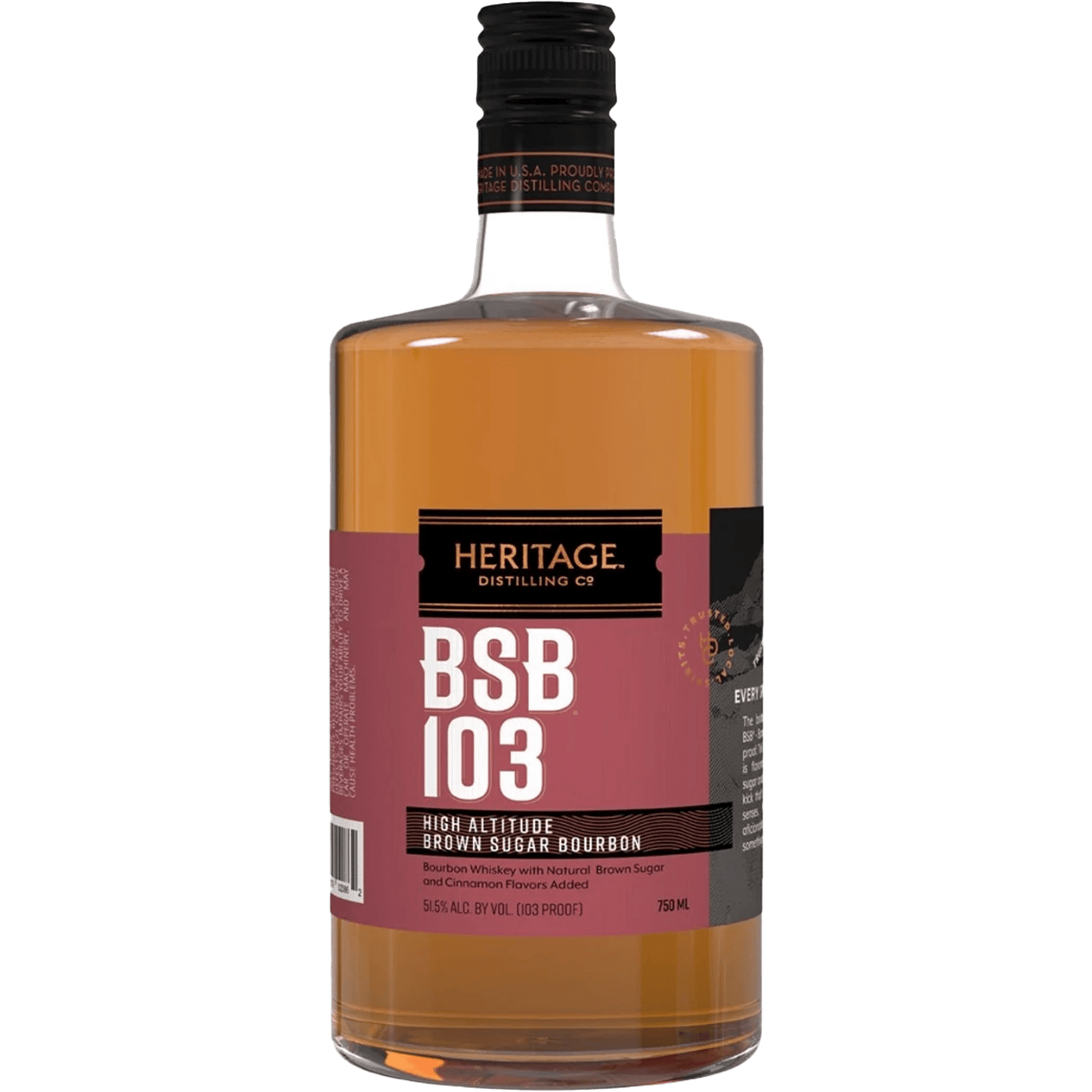 Heritage Bsb Brown Sugar Bourbon 103 Proof - Liquor On Broadway