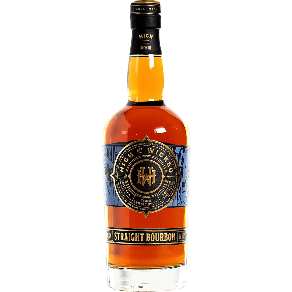 High N' Wicked Straight Bourbon Whiskey – 750ml - Liquor On Broadway
