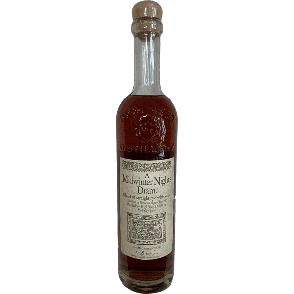 High West A Midwinter Nights Dram Act 8 Scene 5 Rye Whiskey 750ml bottle