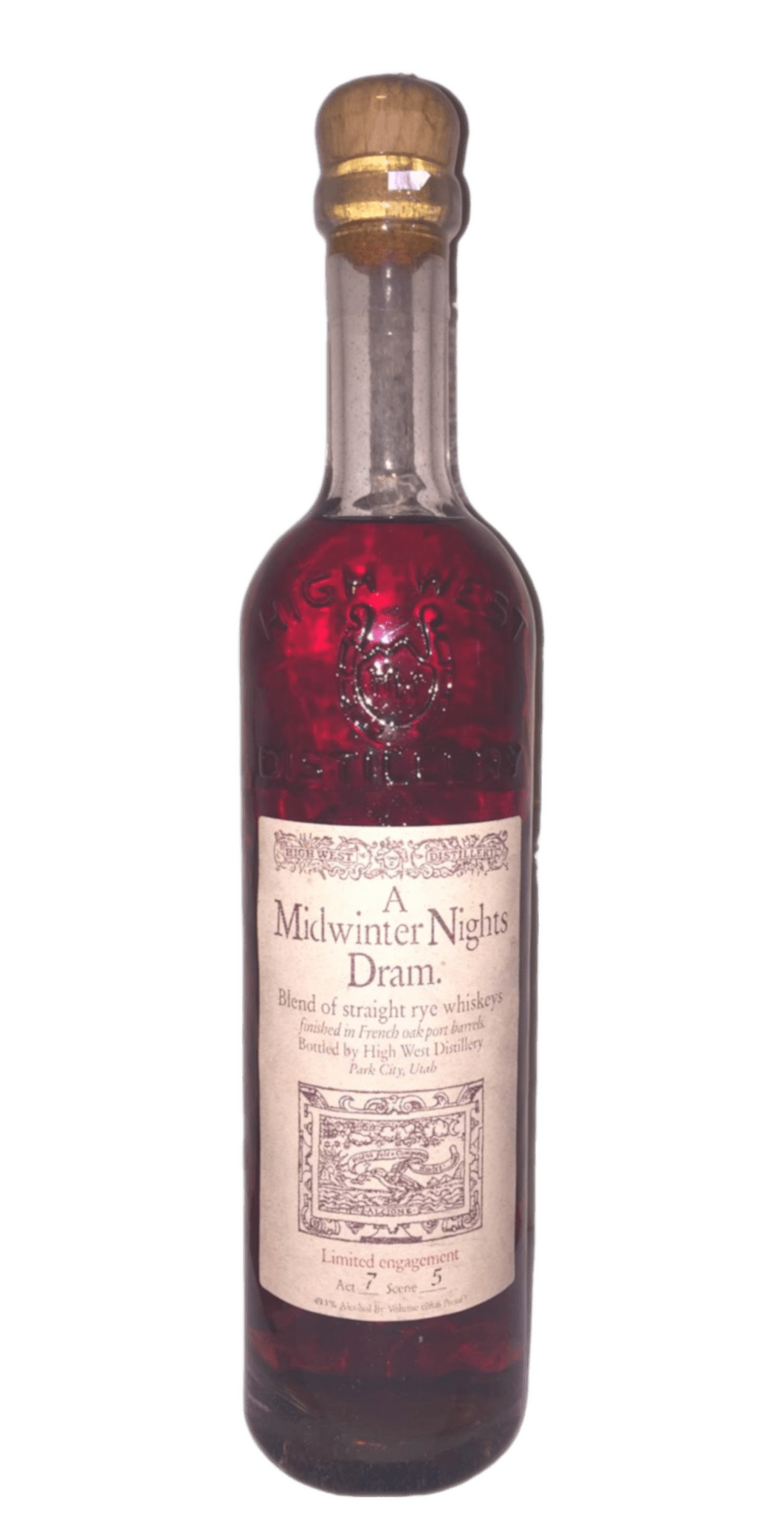 High West A Midwinter Nights Dram Rye Whiskey Act 7 Scene 5 - Liquor On Broadway
