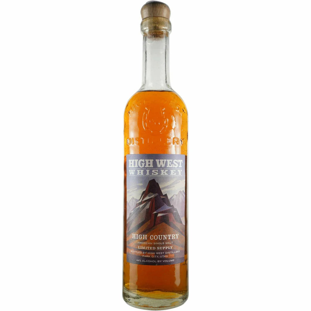 High West High Country American Single Malt Whiskey Limited Supply 750ml front bottle