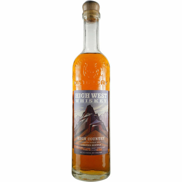 High West High Country American Single Malt Whiskey Limited Supply 750ml front bottle