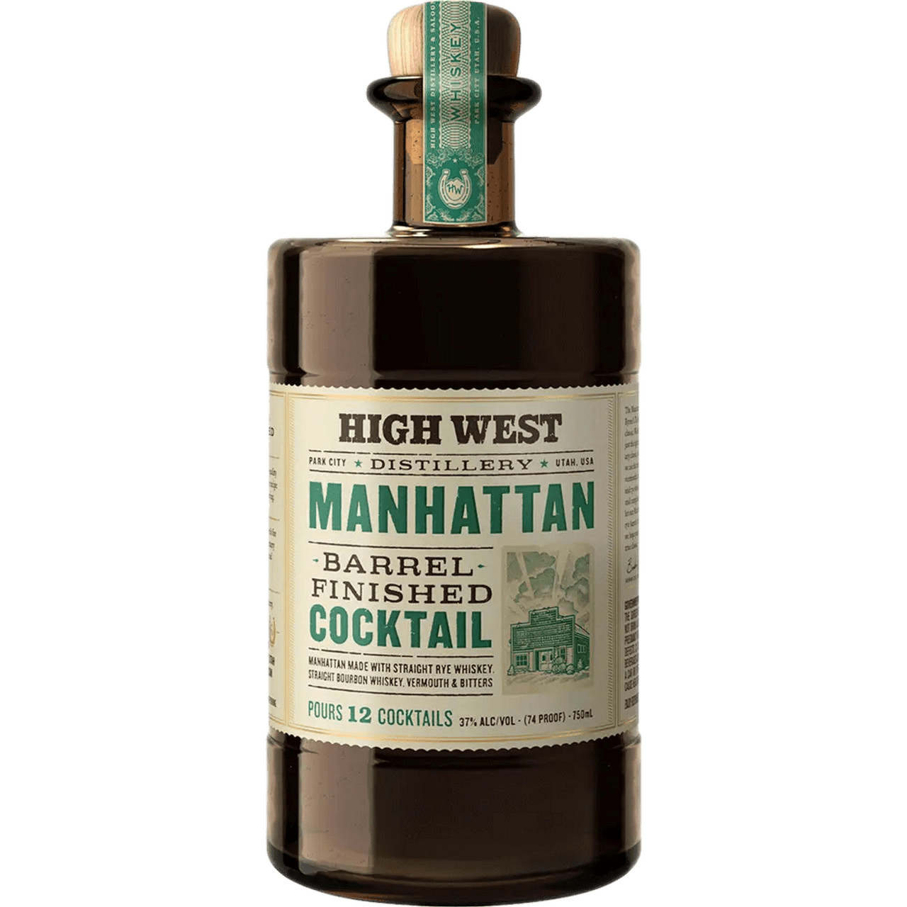 High West Manhattan Barrel Finished Cocktail - Liquor On Broadway