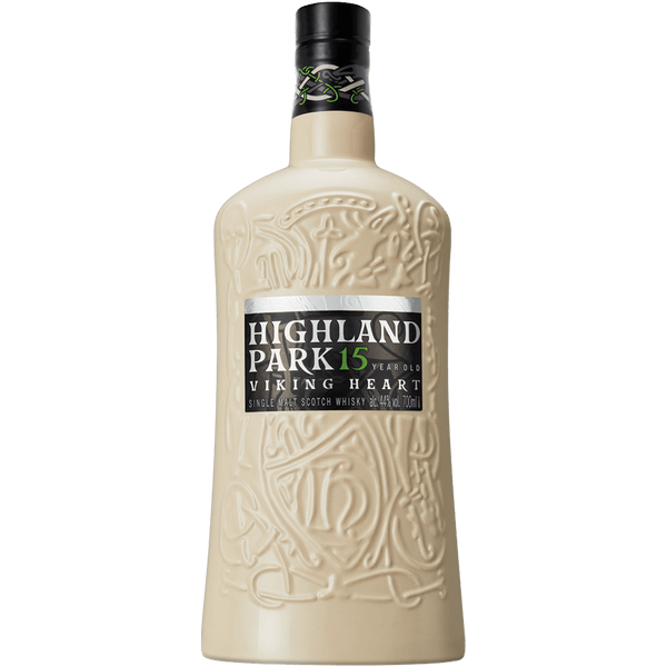Highland Park 15 Year Old Viking Heart Single Malt Scotch Whisky 750ml ceramic decanter