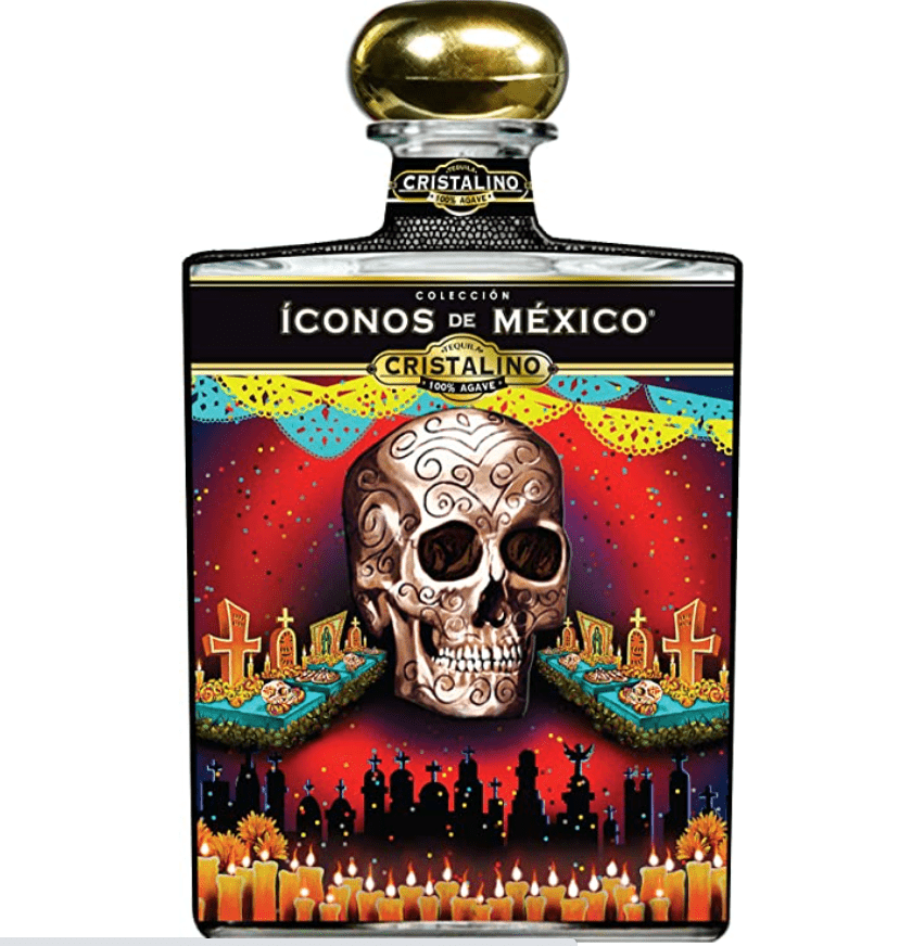Iconos de Mexico Day of the Dead Calavera Tequila Añejo - Liquor On Broadway