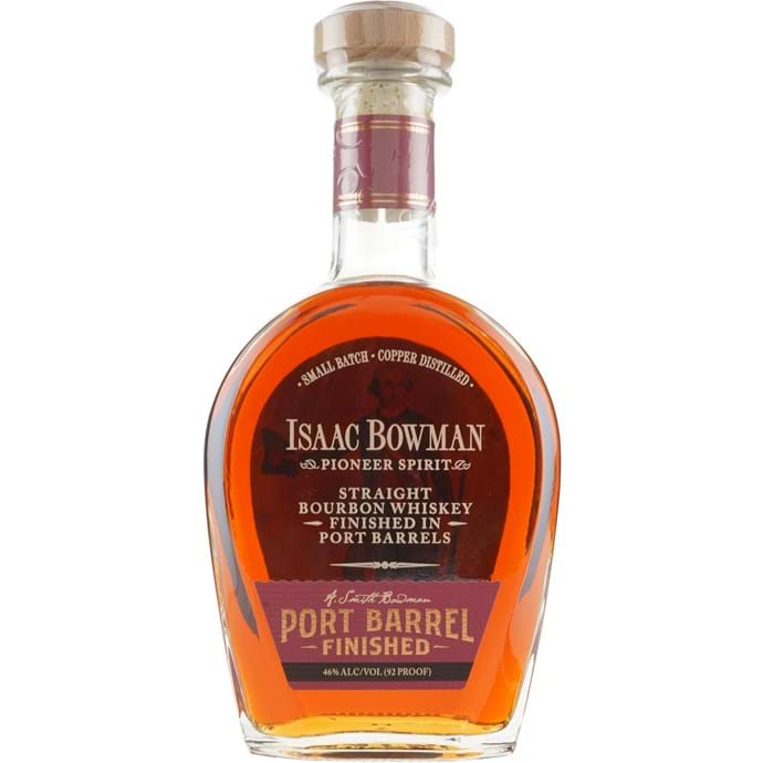 Isaac Bowman "Pioneer Spirit" Straight Bourbon Whiskey Port Barrel Finished - Liquor On Broadway