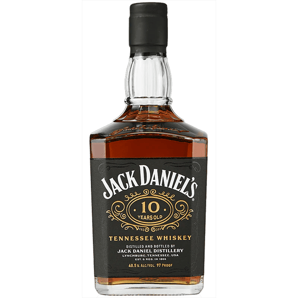 Jack Daniel’s 10 Year Old Tennessee Whiskey 750ml front bottle