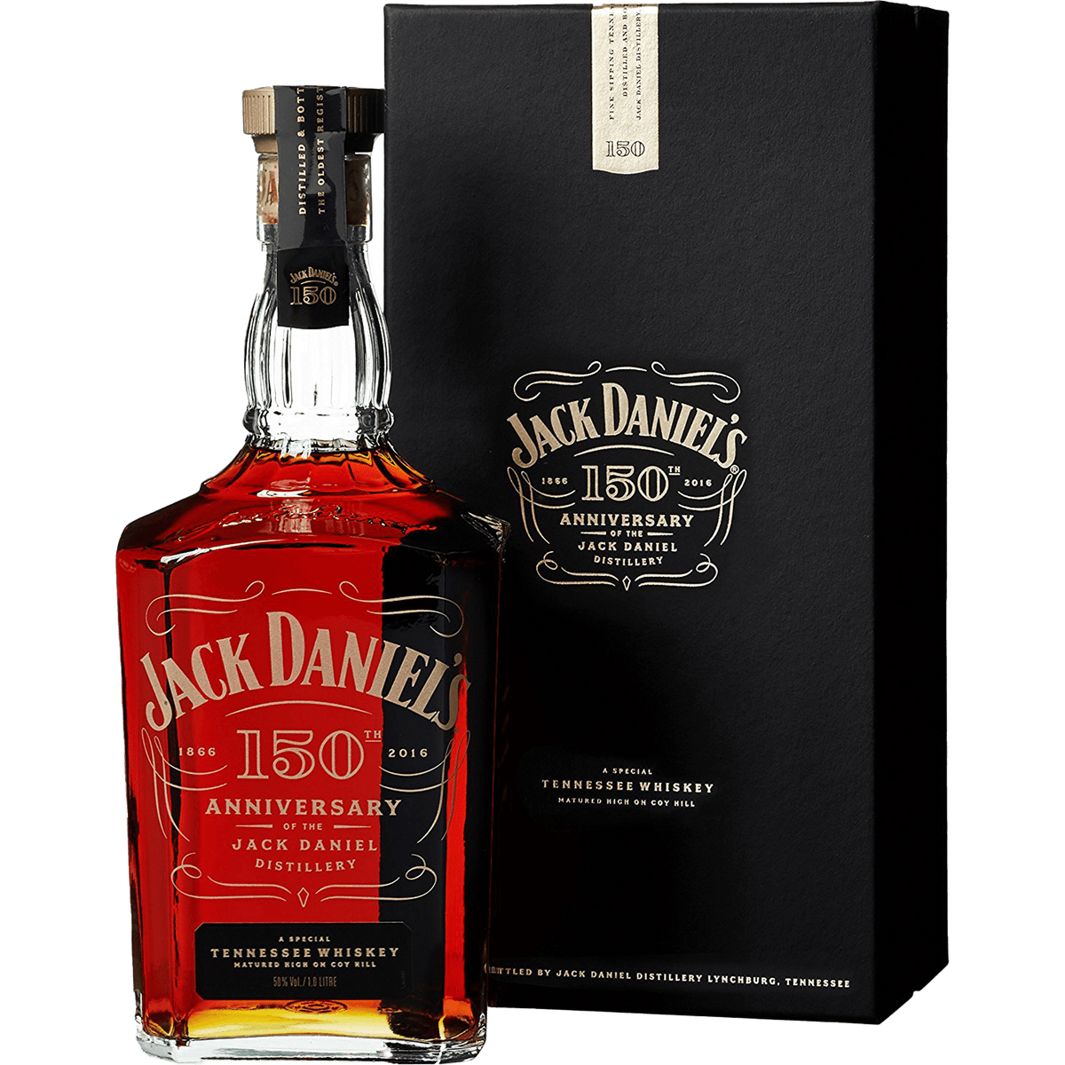 Jack Daniel's Distillery 150th Anniversary Tennessee Whiskey 100 Proof 1L bottle
