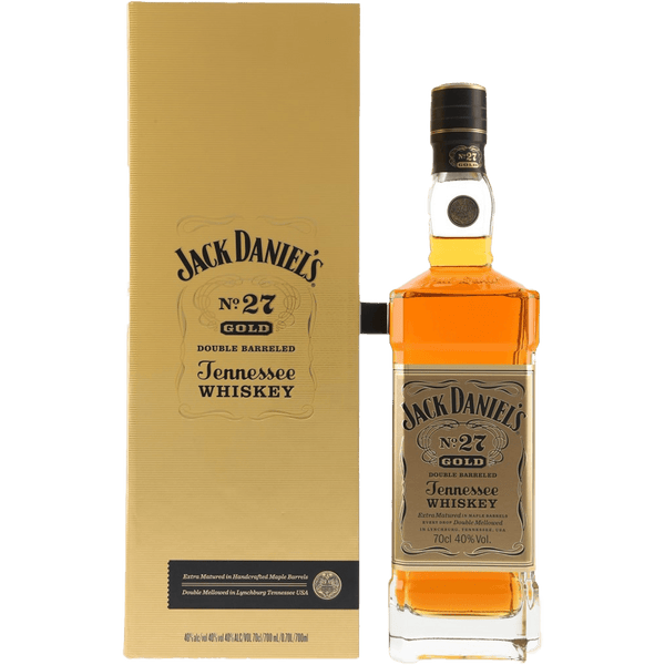 Jack Daniels No 27 Gold Double Barreled Tennessee Whiskey 750ml bottle