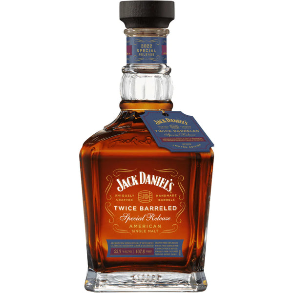 Jack Daniel’s Twice Barreled American Single Malt 107.8 Proof 750ml bottle