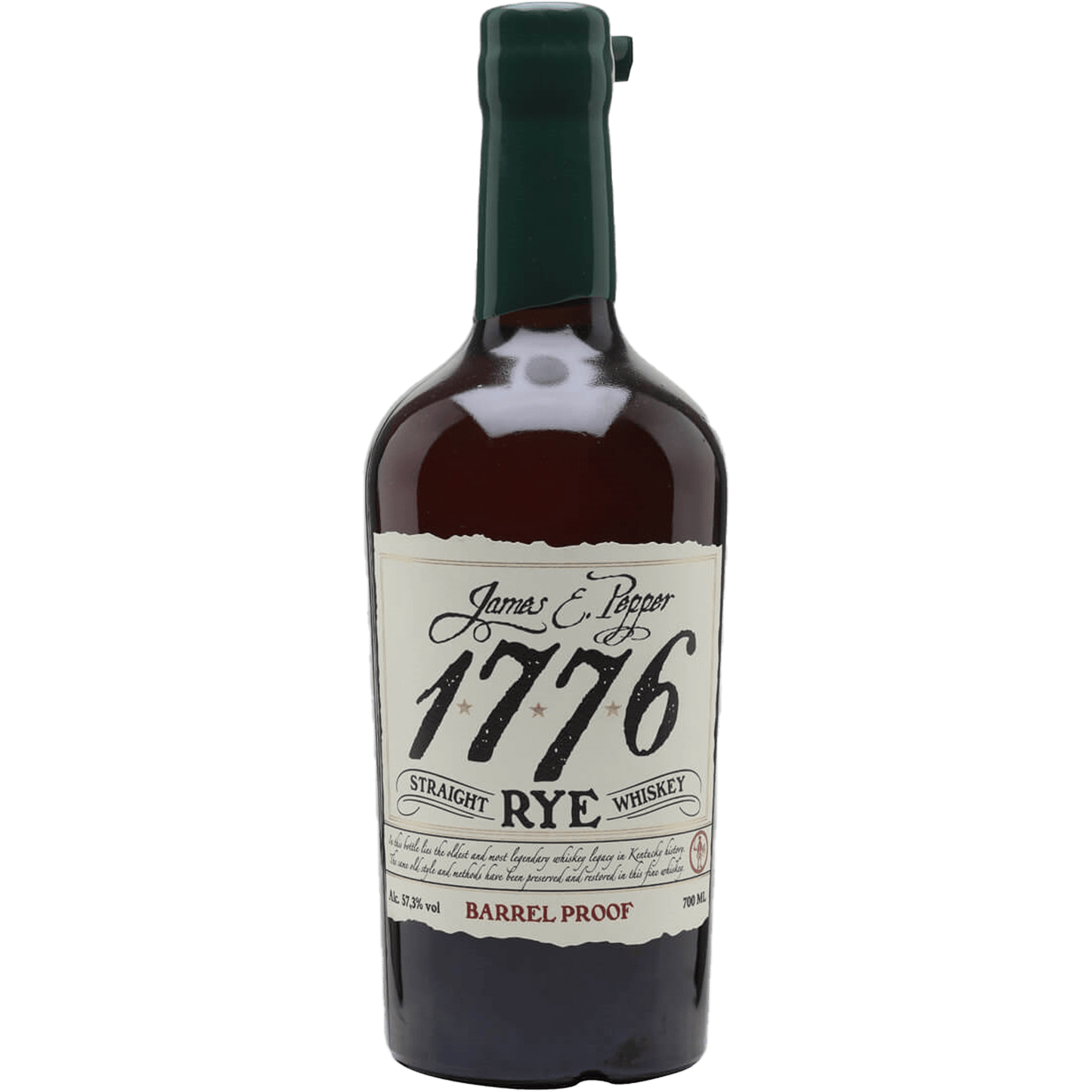James E. Pepper 1776 Barrel Proof Straight Rye Whiskey - Liquor On Broadway
