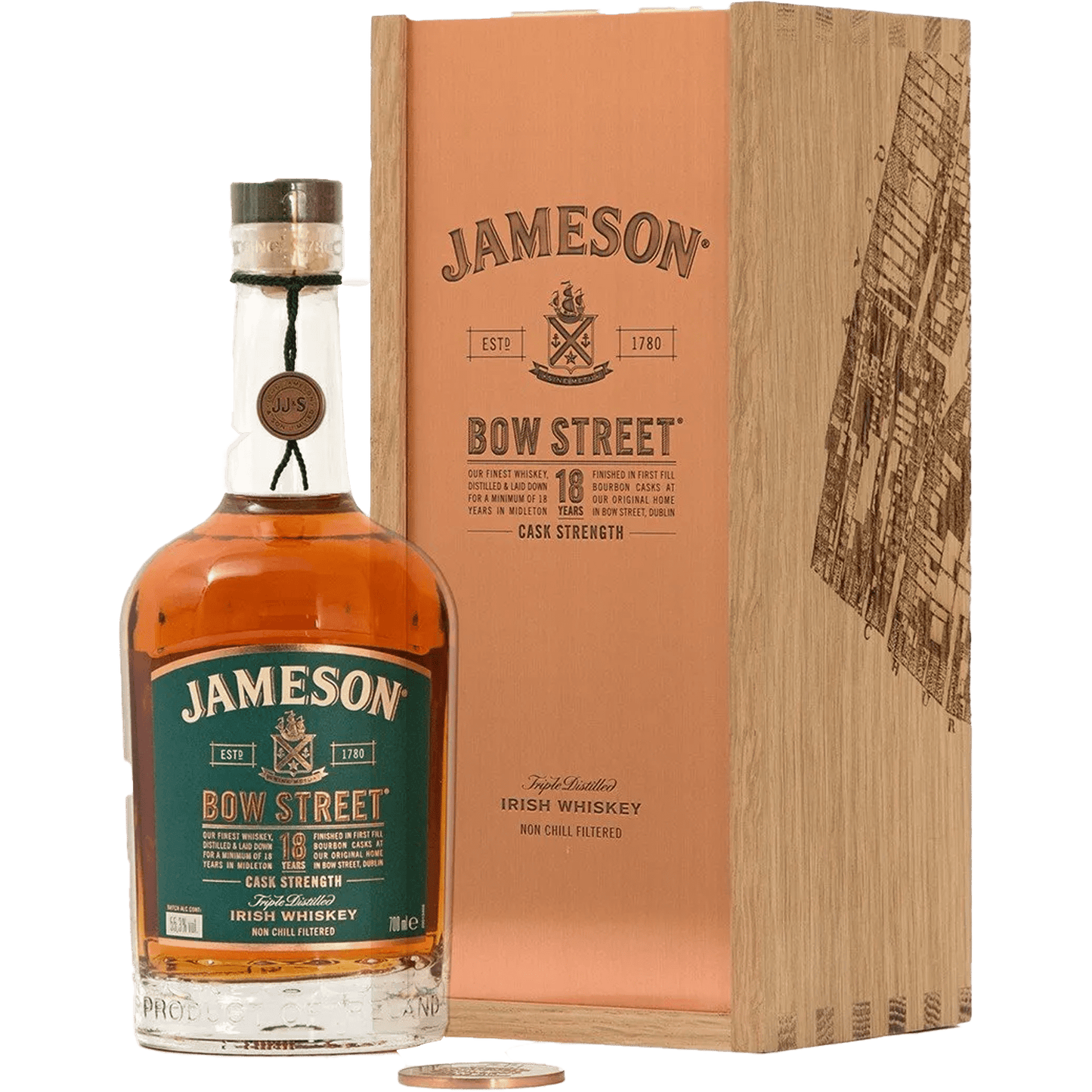 Jameson Bow Street 18 Years Cask Strength Irish Whiskey - Liquor On Broadway