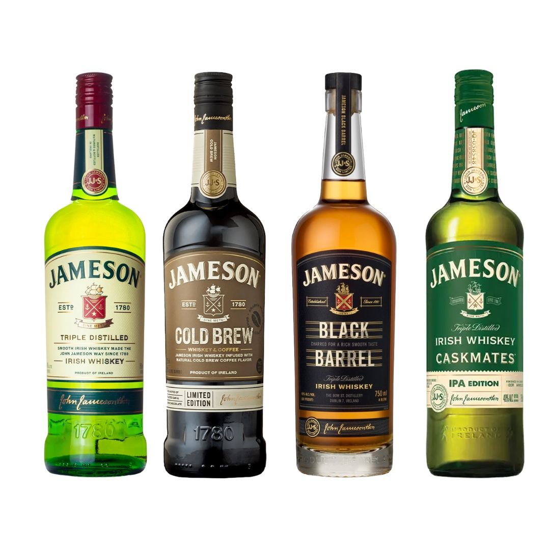 JAMESON IRISH WHISKEY COLLECTION (4 BOTTLES) - Liquor On Broadway