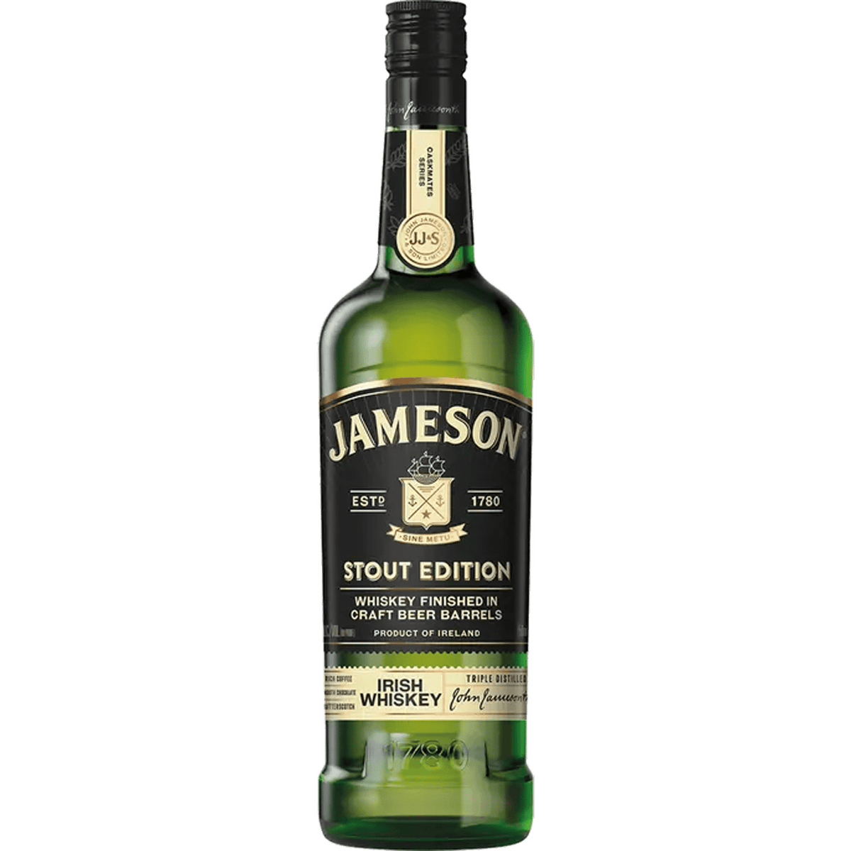 Jameson Stout Edition Irish Whiskey 750ml front bottle