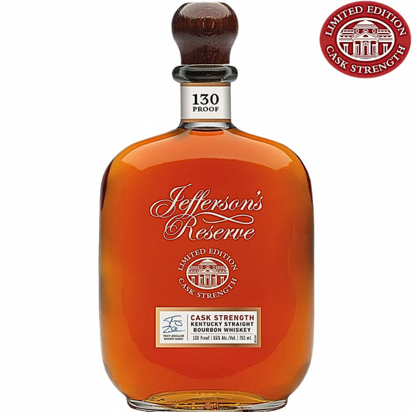 Jefferson’s Reserve Limited Edition Cask Strength 130 Proof Bourbon 750ml bottle