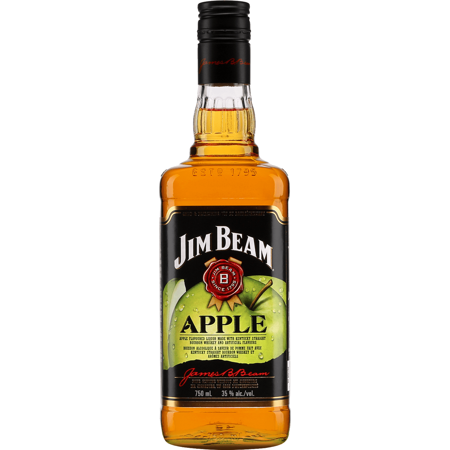 Jim Beam Apple Flavor Bourbon 1 Liter - Liquor On Broadway