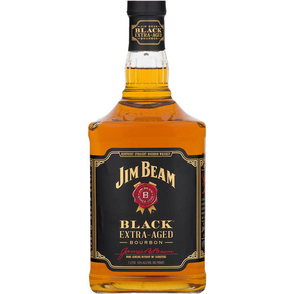 Jim Beam Black Extra Aged Bourbon 375ml front bottle