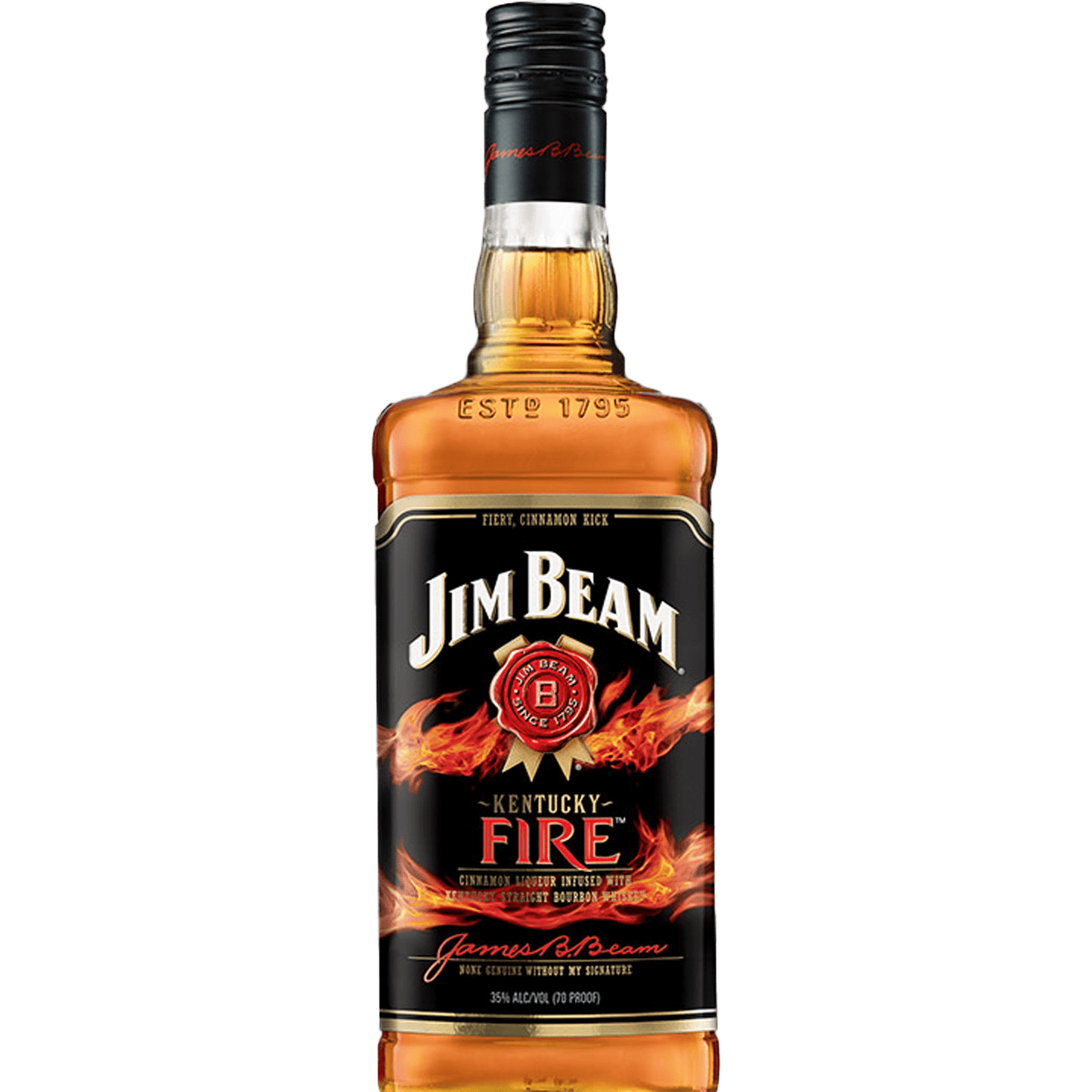 Jim Beam Kentucky Fire Straight Bourbon Whiskey - Liquor On Broadway