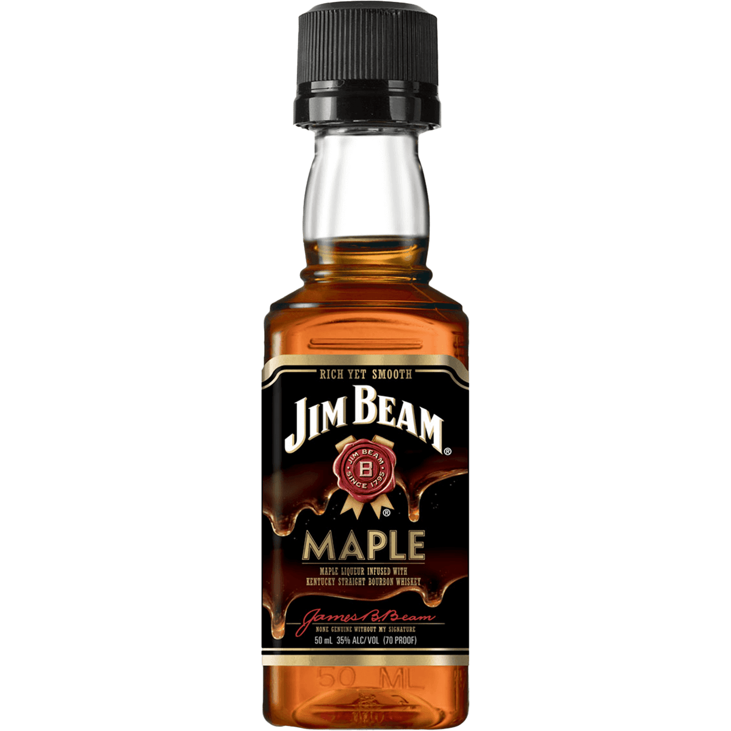 Jim Beam Maple Mini 1 Sleeve 10 50 - ml mini bottles - Liquor On Broadway