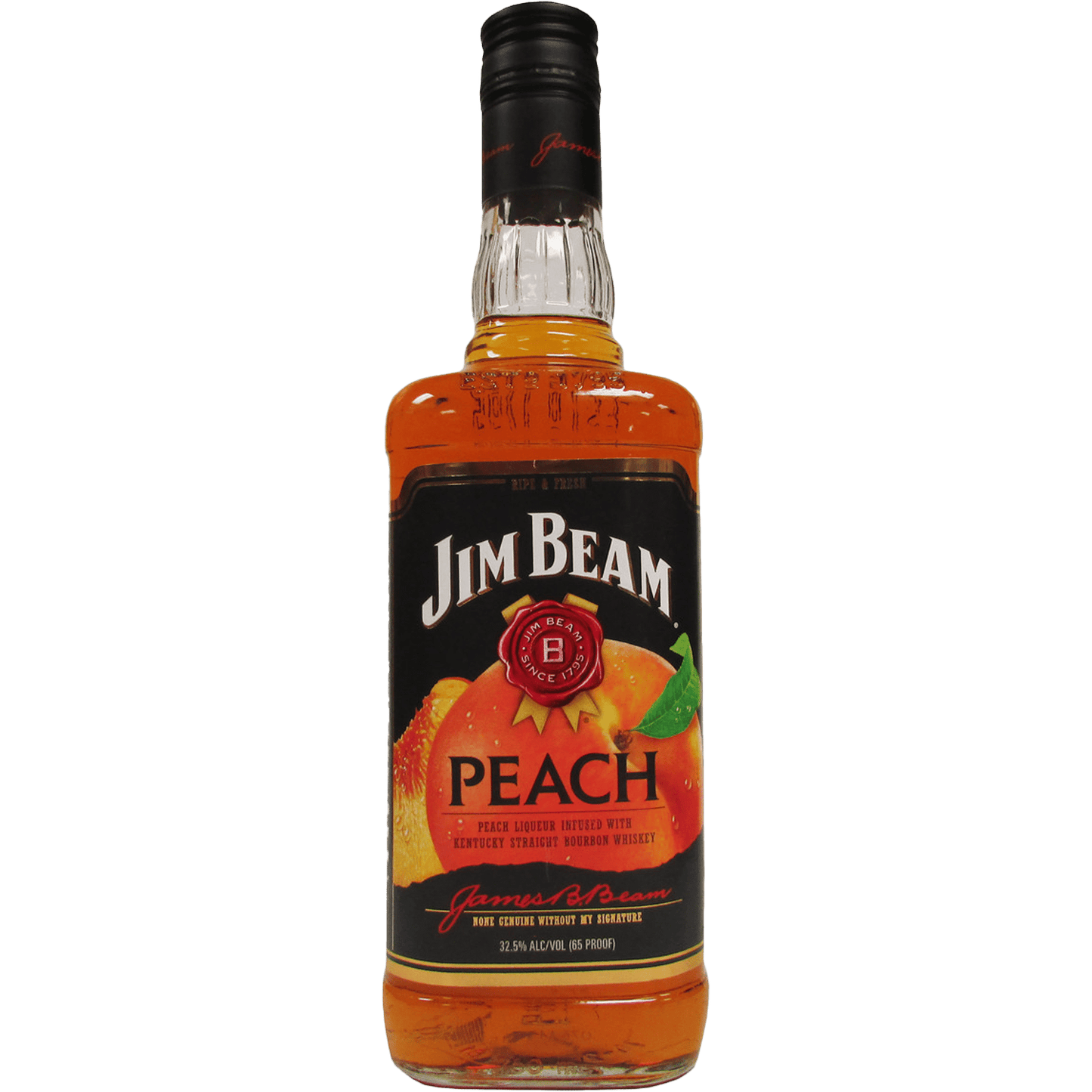 Jim Beam Peach Liqueur Infused with Bourbon Whiskey - Liquor On Broadway
