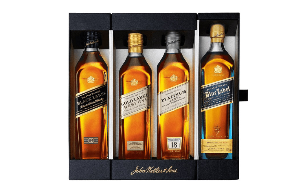 Johnnie Walker Collection Pack 4x200ml From 2017 - Liquor On Broadway