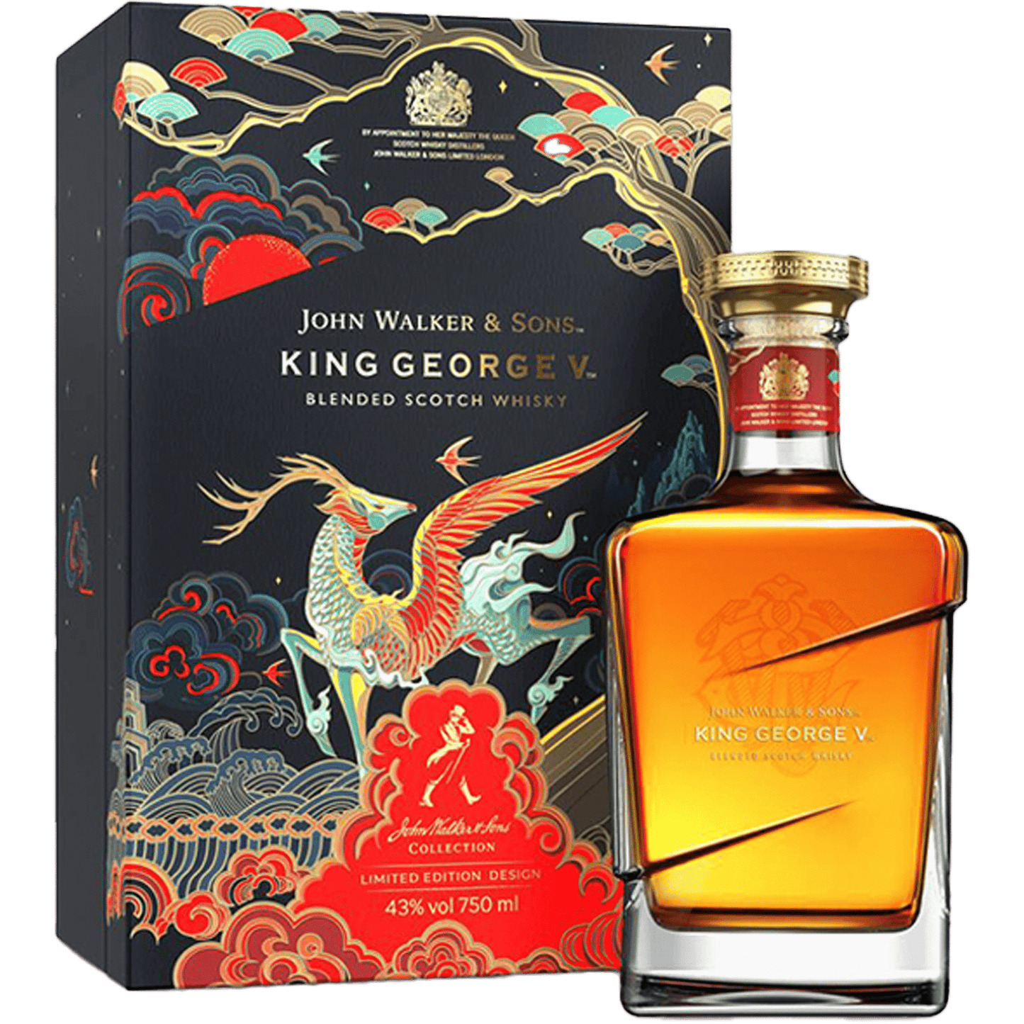 Johnnie Walker King George V Lunar New Year Tiger Edition - Liquor On Broadway