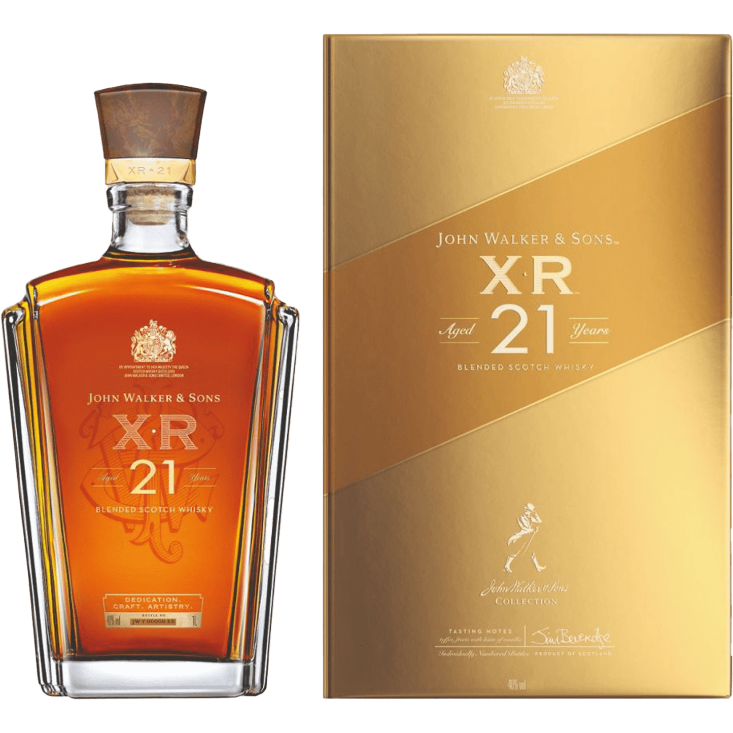 Johnnie Walker & Sons X.R Scotch Whiskey 21 Years - Liquor On Broadway