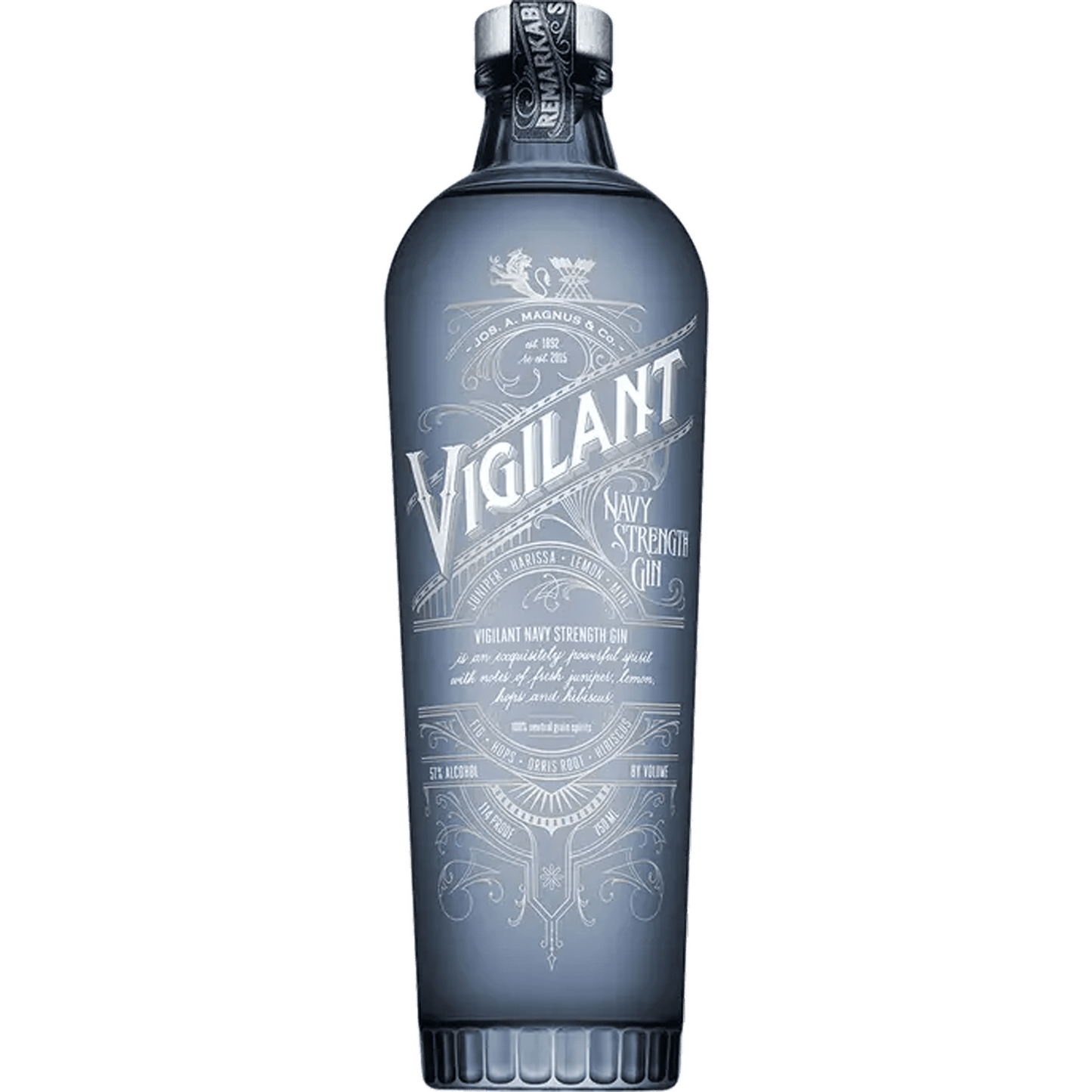 Joseph A Magnus Vigilant Navy Strength Gin - Liquor On Broadway
