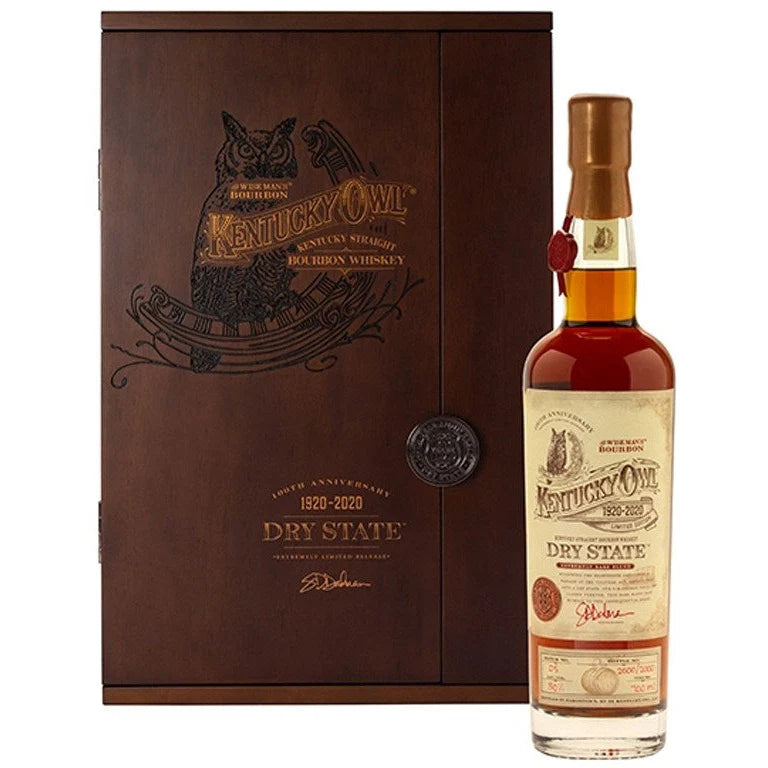 Kentucky Owl Dry State 100th Anniversary Kentucky Straight Bourbon Whiskey 750ml front bottle