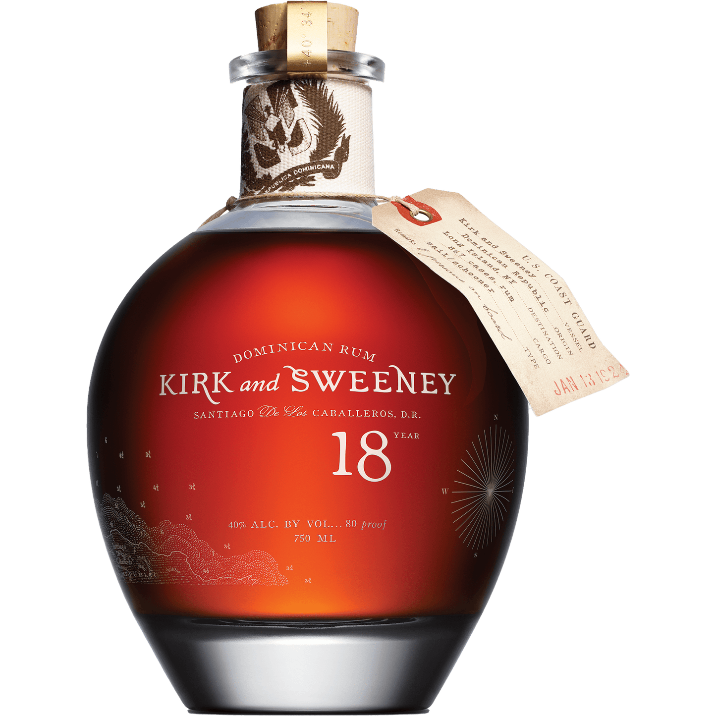 Kirk and Sweeney 18 Year Old Rum - Liquor On Broadway