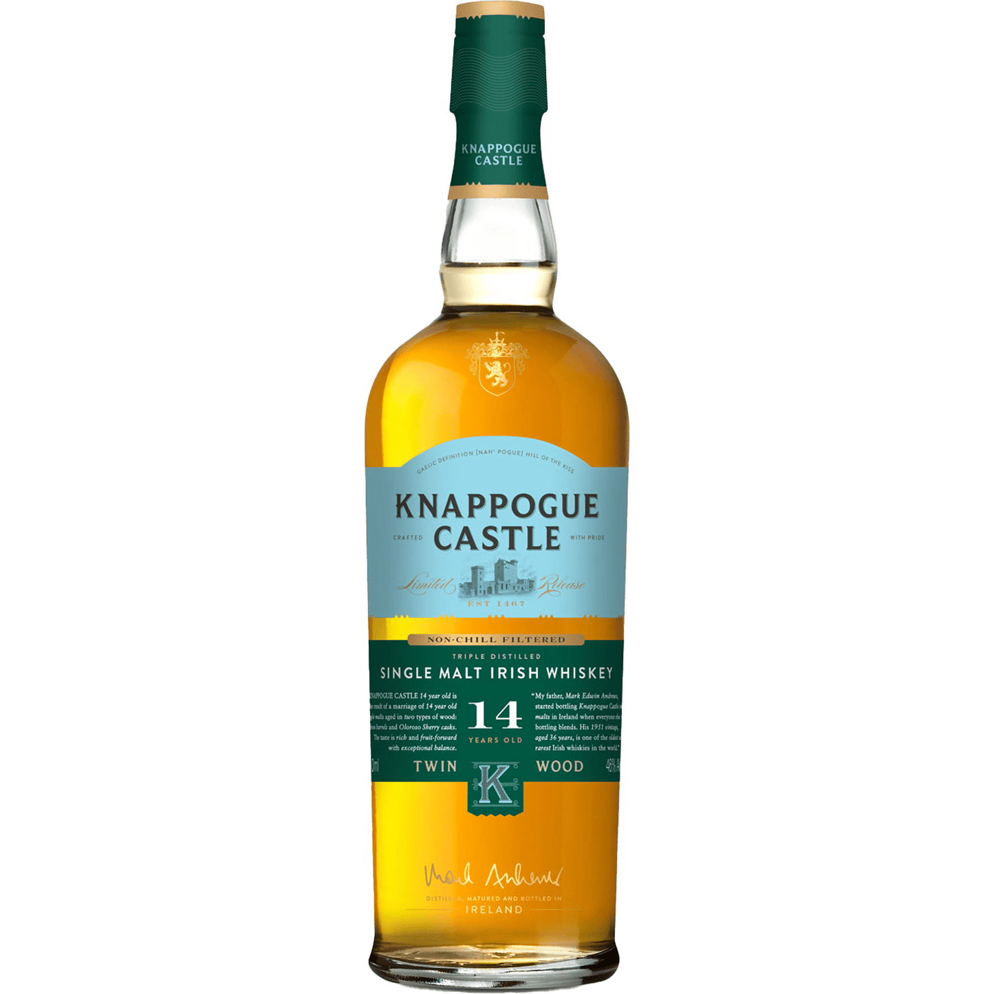Knappogue Castle 14 Year Irish Whiskey - Liquor On Broadway