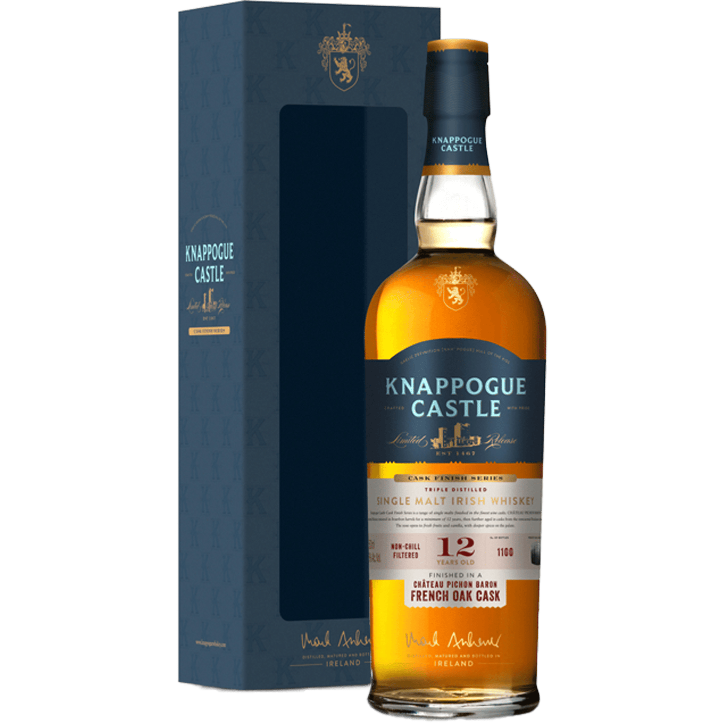 Knappogue Castle Marchesi Di Barolo Wine Cask Single Malt Irish Whiskey - Liquor On Broadway