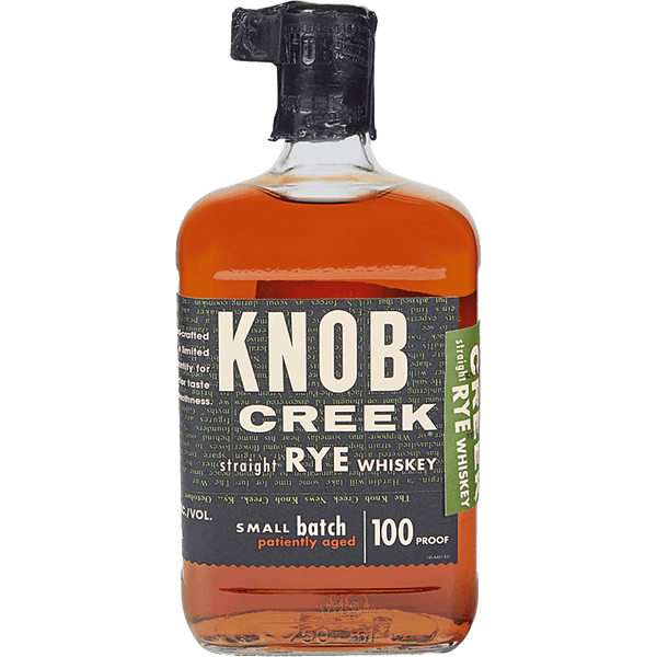 Knob Creek Straight Rye Whiskey – 100 Proof – 750 ml