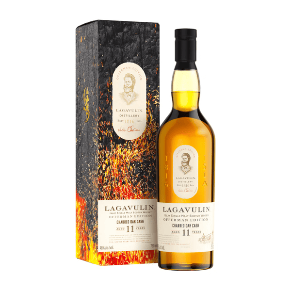 Lagavulin Offerman Edition Charred Oak Cask 11 Year Single Malt Scotch Whisky 750ml bottle