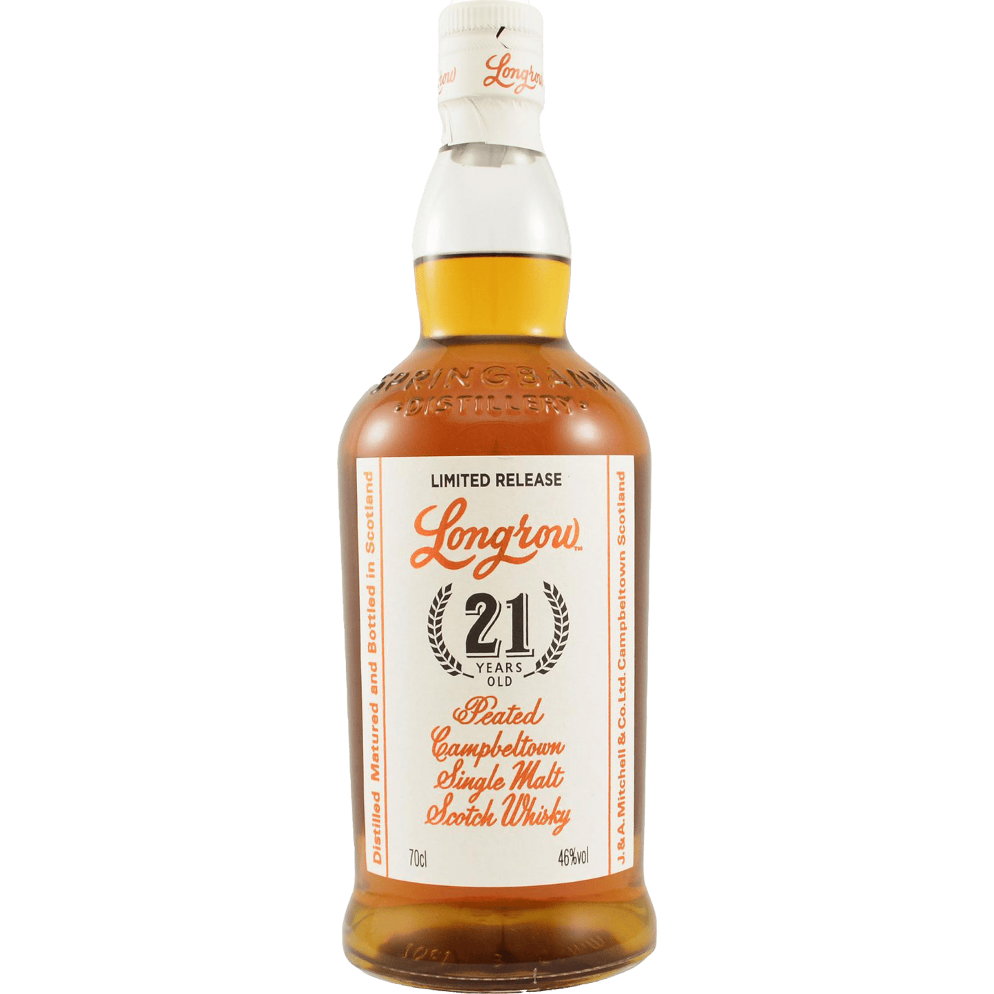 Longrow 21 Year Old Campbelton Single Malt Scotch - Liquor On Broadway