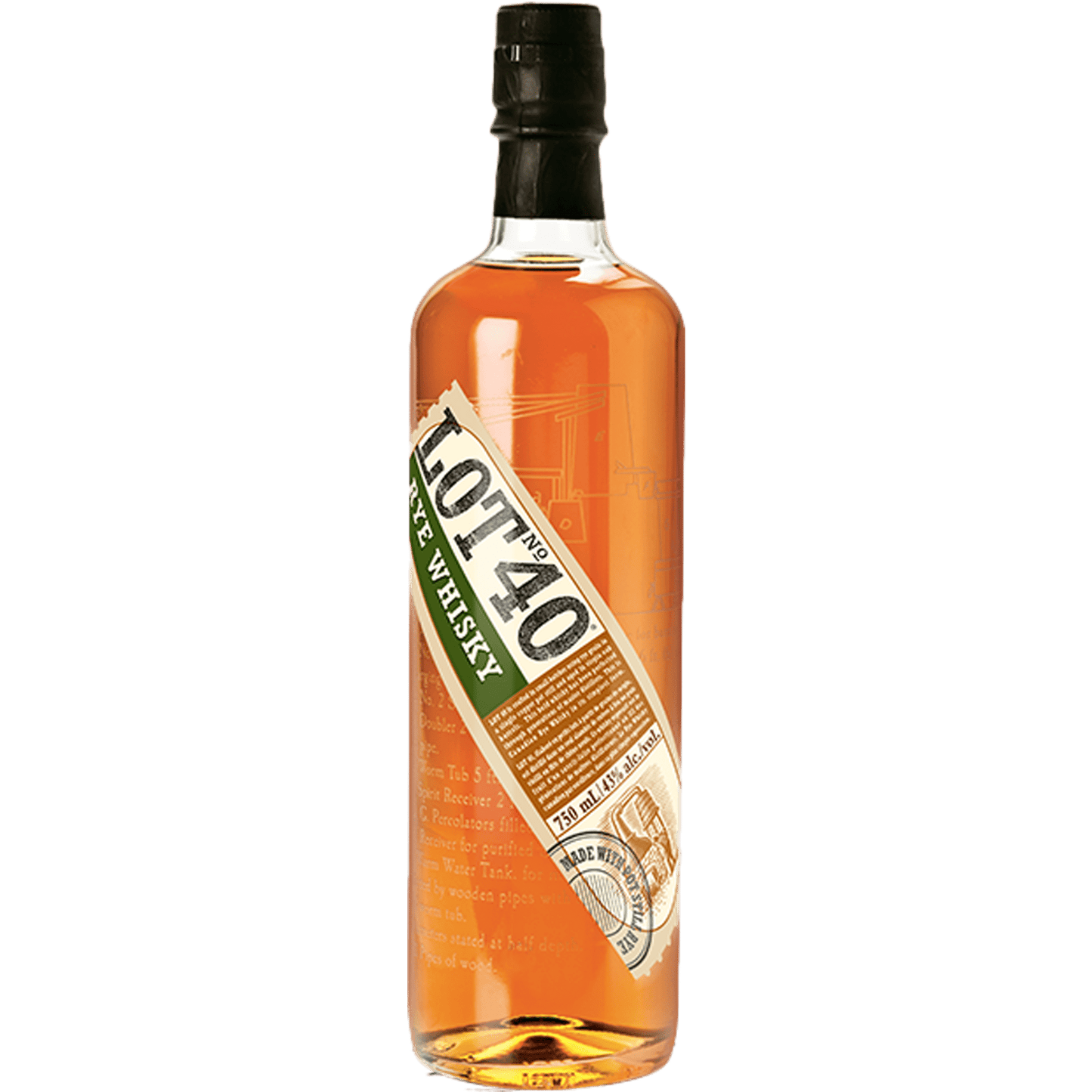 Lot 40 Canadian Rye Whiskey - Liquor On Broadway