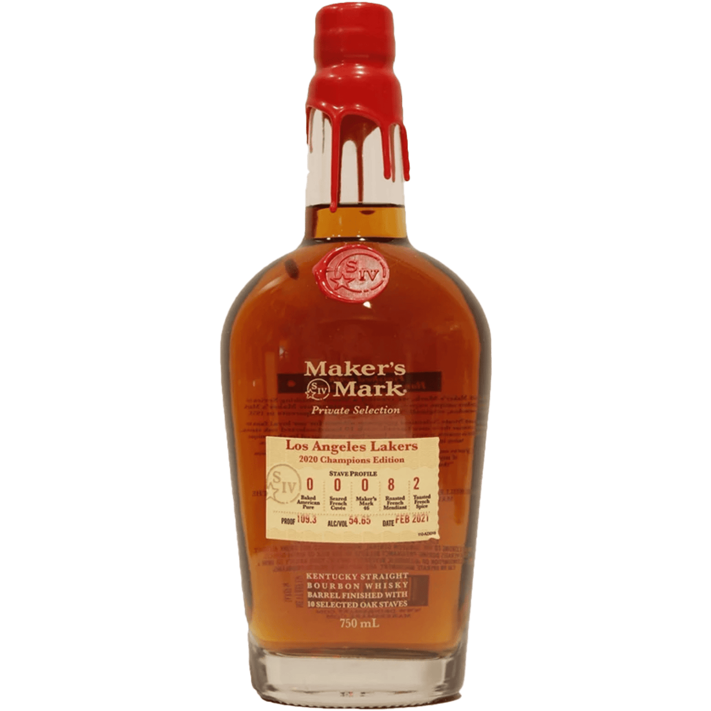 Maker's Mark Lakers 2020 Championship Wood Finishing Series - Liquor On Broadway