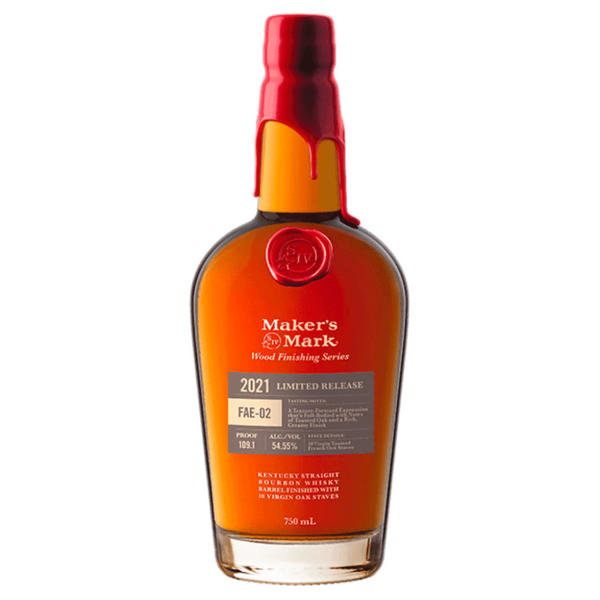 Maker’s Mark Wood Finishing Series 2021 FAE-02 750ml front bottle
