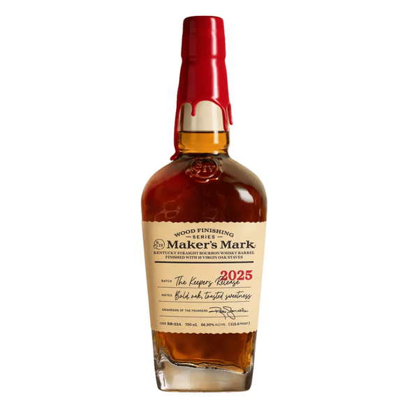 Maker’s Mark Wood Finishing Series 2025 The Keeper’s Release 108.2 Proof Bourbon 750ml bottle