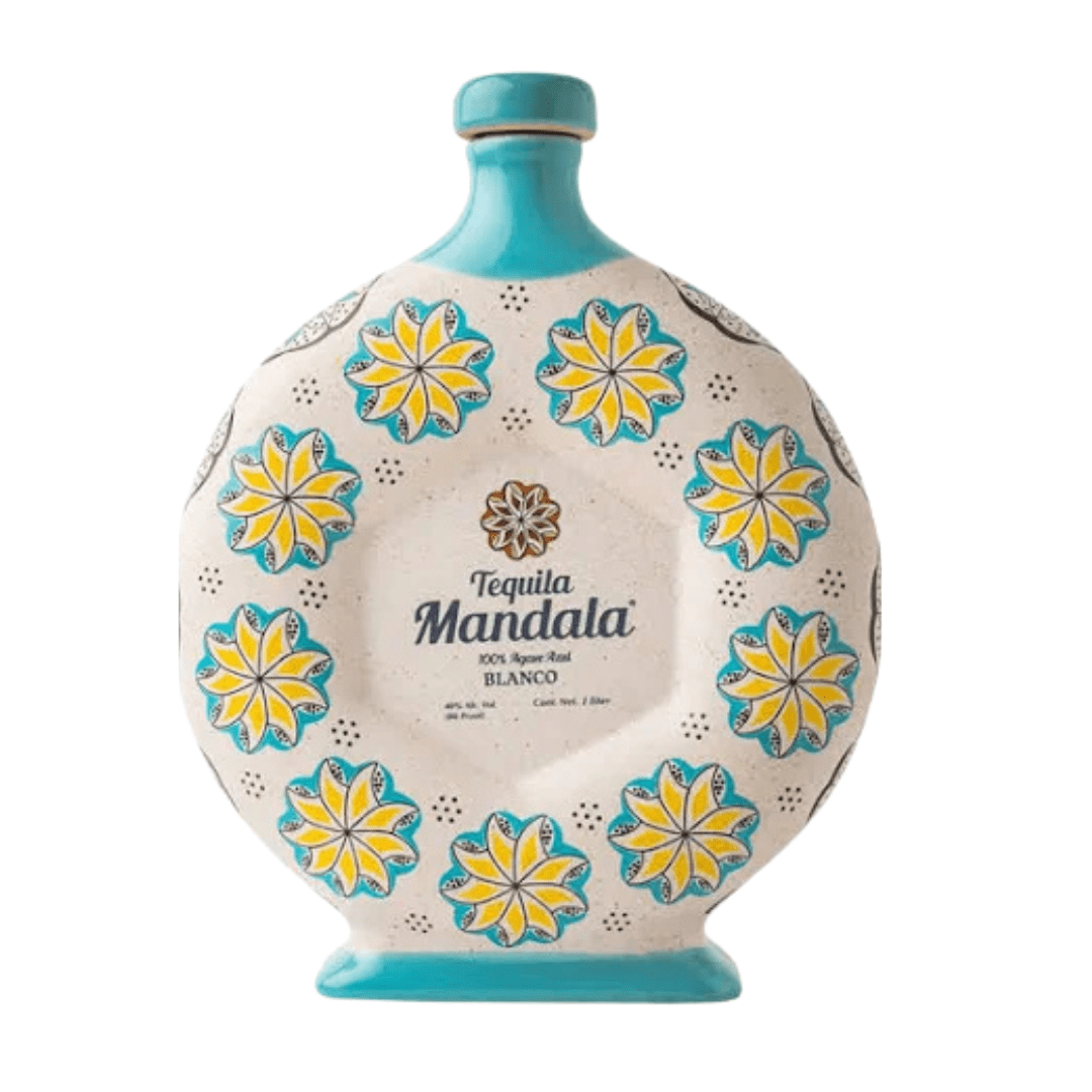 Mandala Blanco Ceramic Tequila - Liquor On Broadway