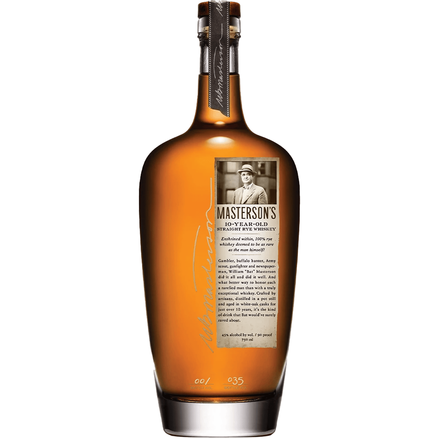 Mastersons 10 Year Old Straight Rye Whiskey - Liquor On Broadway