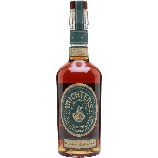 Michter's Toasted Barrel Finish Rye Whiskey 2020 Release 750ml – 109.2 Proof front bottle