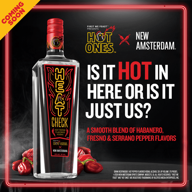 New Amsterdam Heat Check Vodka 750ml - Liquor On Broadway