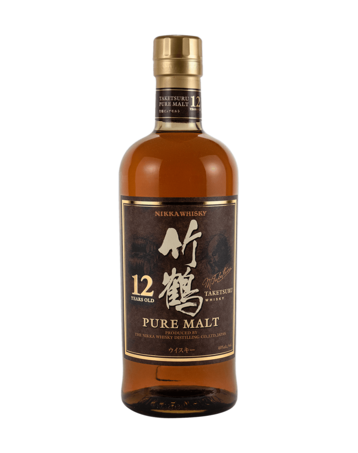 Nikka Taketsuru Pure Malt 12 Year Old Blended Malt Whisky 700ml - Liquor On Broadway