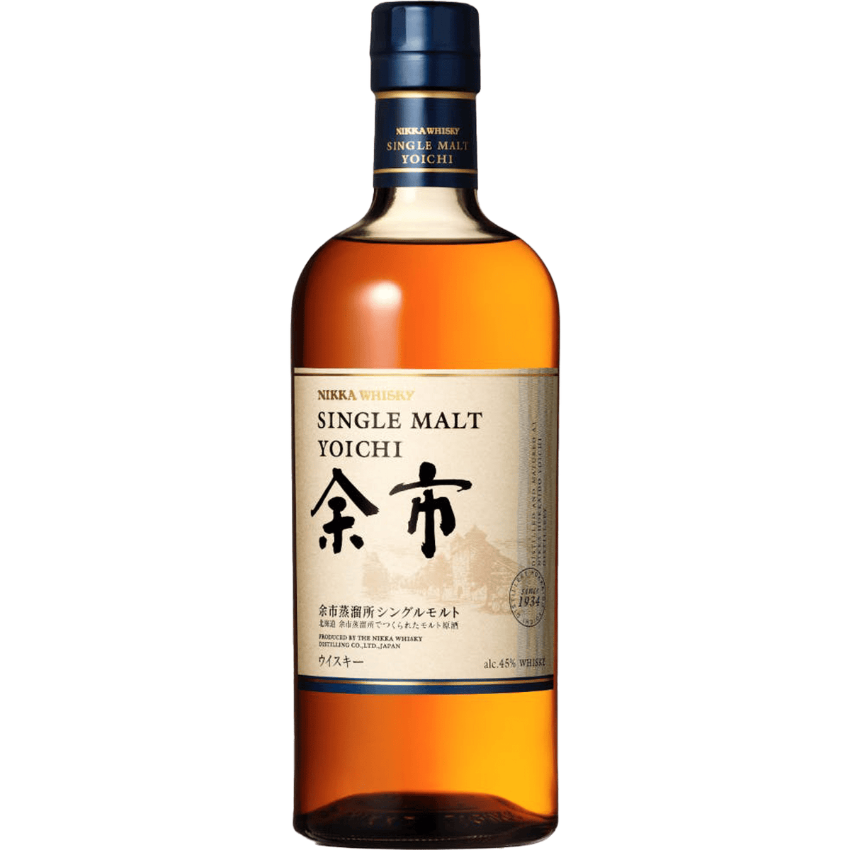 Nikka Yoichi Single Malt Japanese Whisky 750ml bottle
