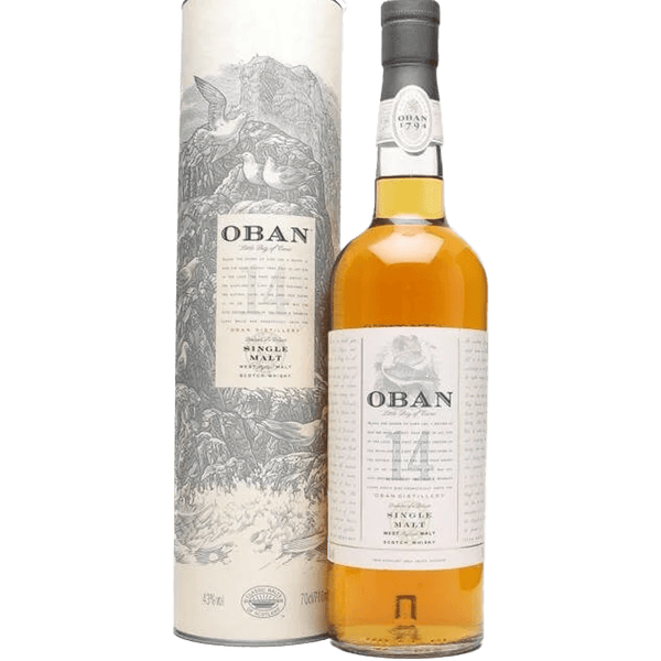 Oban 14 Year Old Highland Single Malt Scotch Whisky 750ml bottle