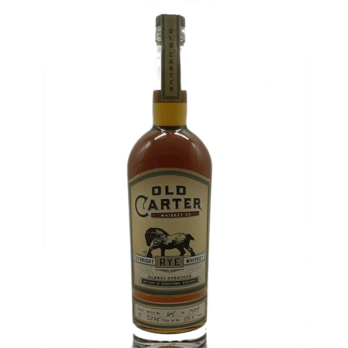 Old Carter Straight Rye Whiskey Batch 5 - Liquor On Broadway