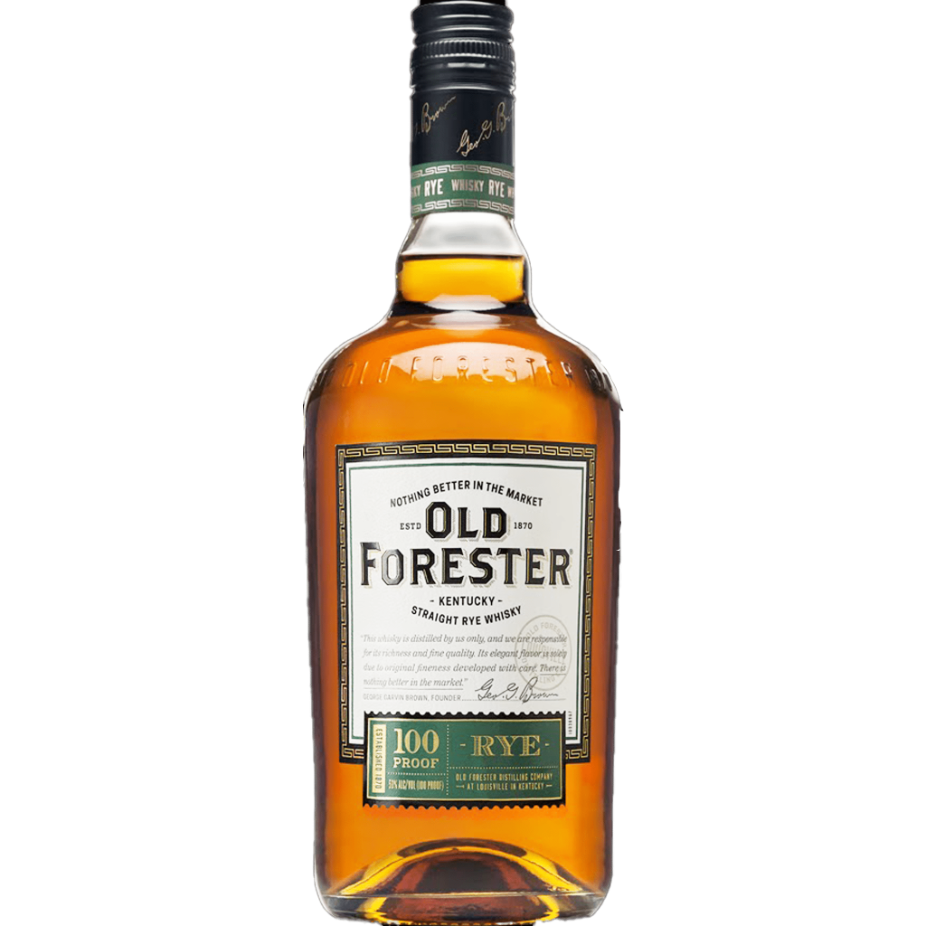 Old Forester Kentucky Straight Rye Whiskey – 100 Proof – 750 ml