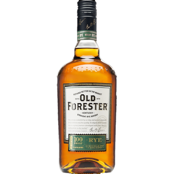 Old Forester Kentucky Straight Rye Whiskey – 100 Proof – 750 ml