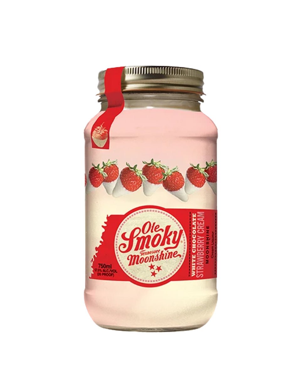 Ole Smoky White Chocolate Strawberry Cream Moonshine - Liquor On Broadway